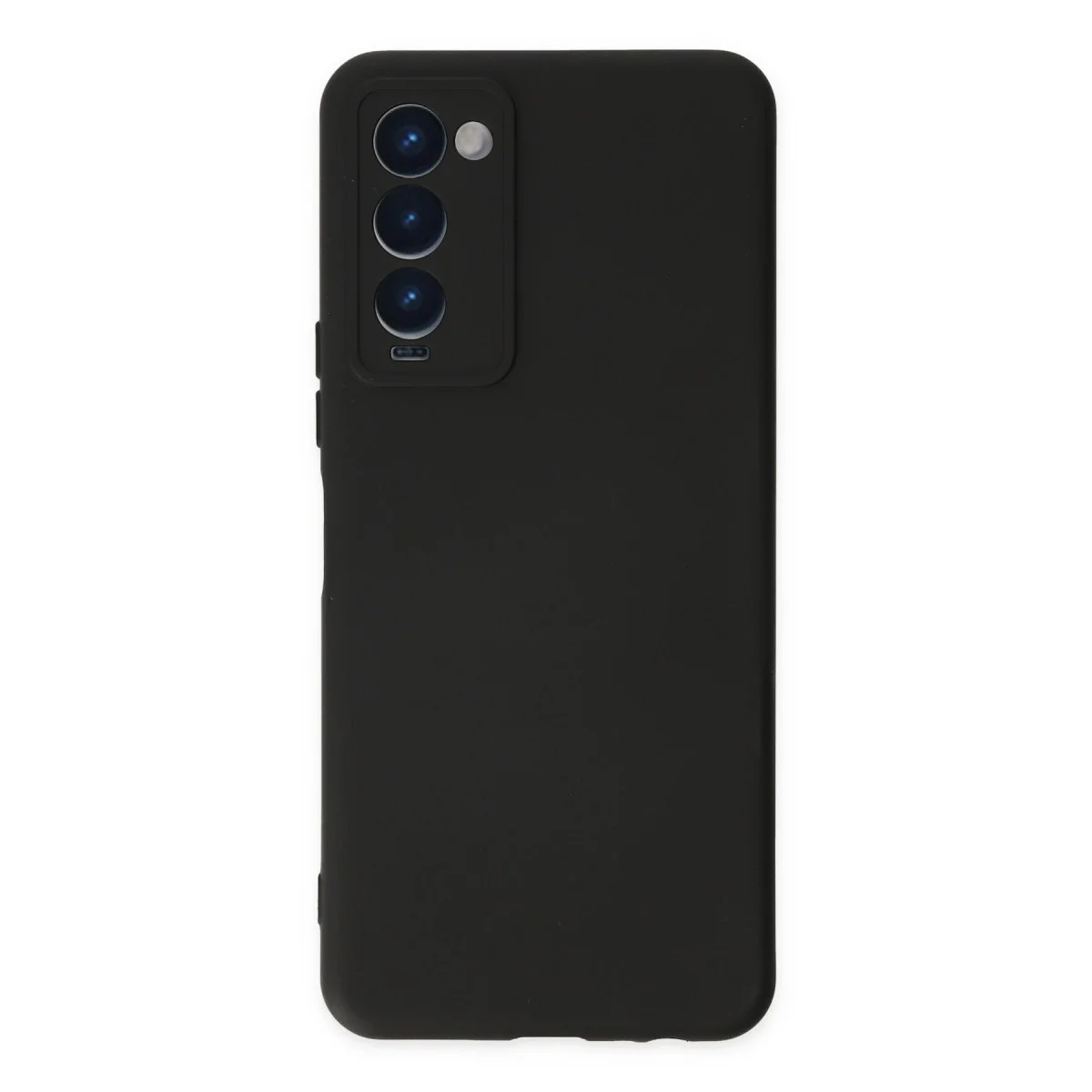 Camon 18 Kılıf Nano içi Kadife Silikon - Siyah
