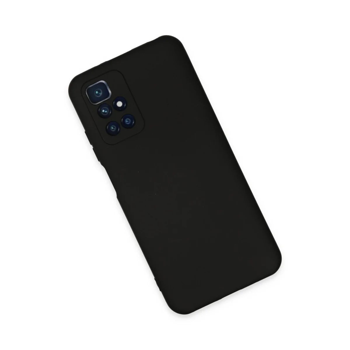 Redmi 10 2022 Kılıf Nano içi Kadife Silikon - Siyah