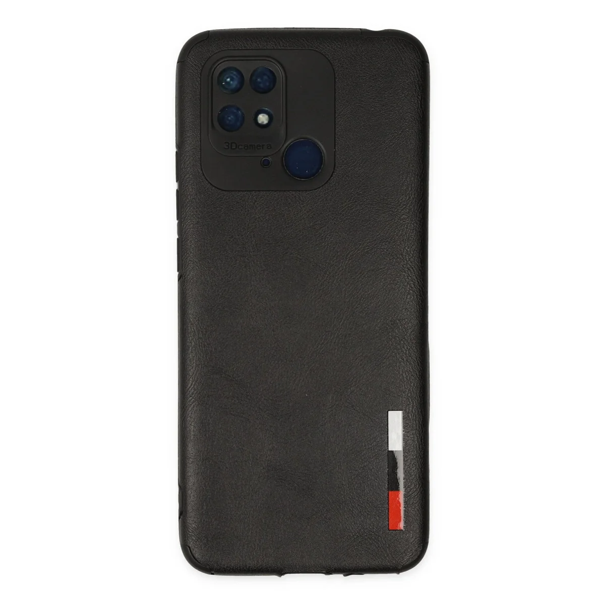 Redmi 10C Kılıf Loop Deri Silikon - Siyah