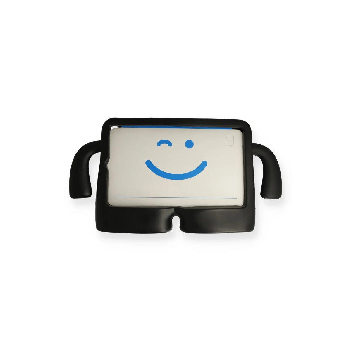iPad 10.2 (7.nesil) Kılıf Karakter Tablet Silikon - Siyah