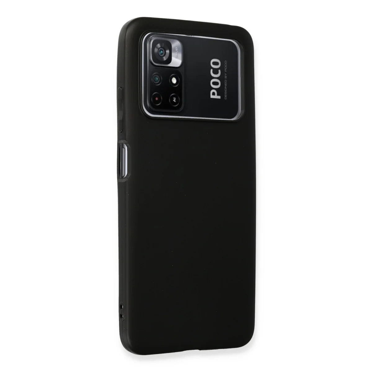 Poco M4 Pro 4G Kılıf First Silikon - Siyah