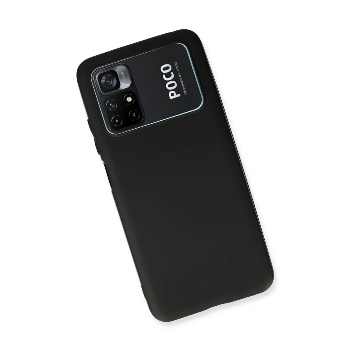 Poco M4 Pro 4G Kılıf First Silikon - Siyah