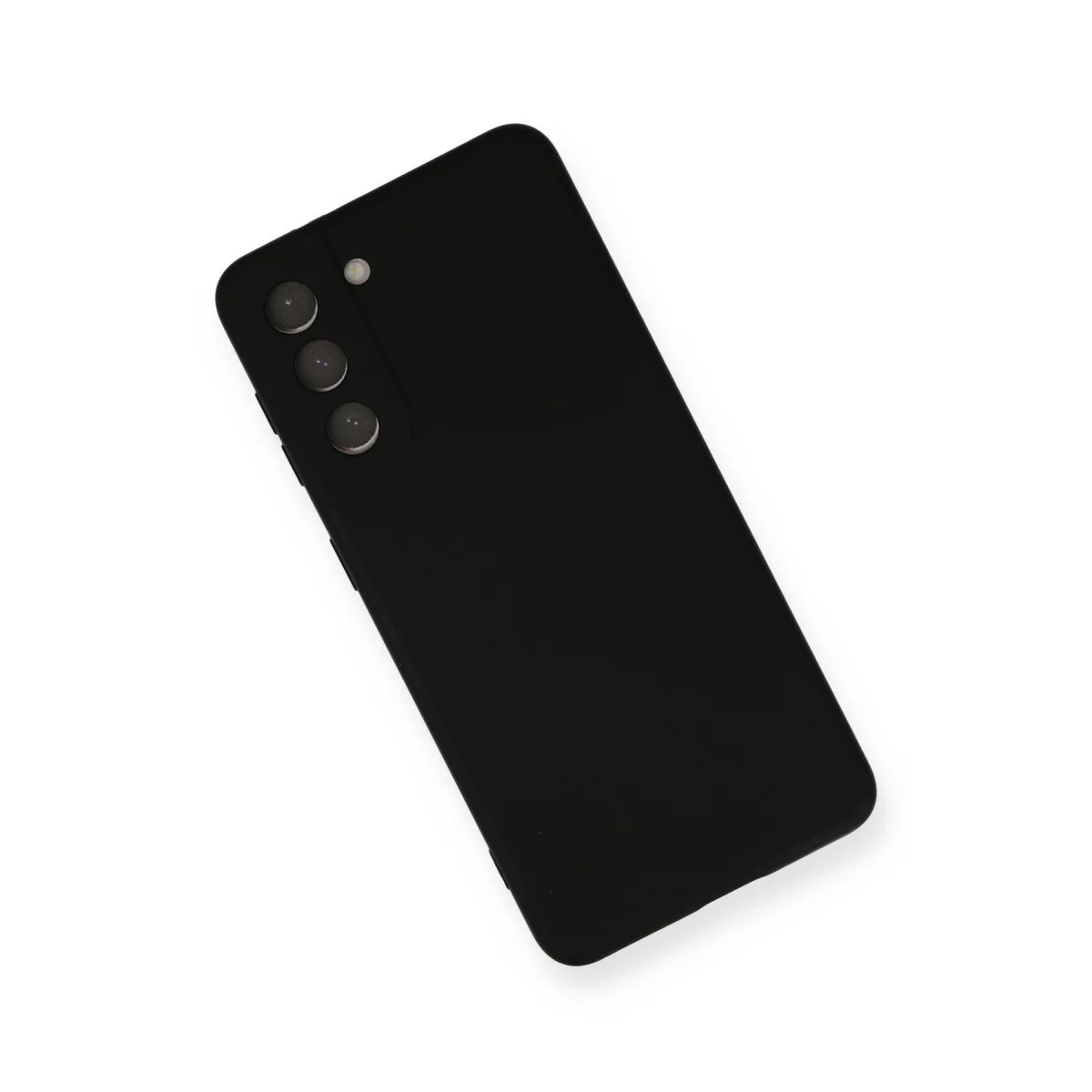 Galaxy S21 Kılıf Nano içi Kadife Silikon - Siyah