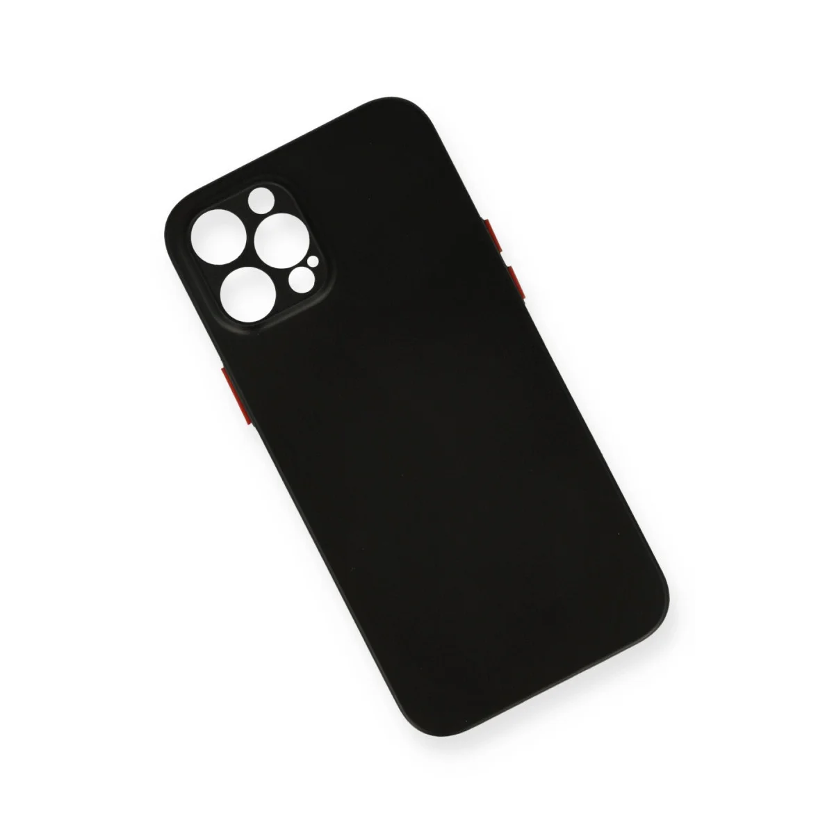 iPhone 12 Pro Max Kılıf PP Ultra İnce Kapak - Siyah