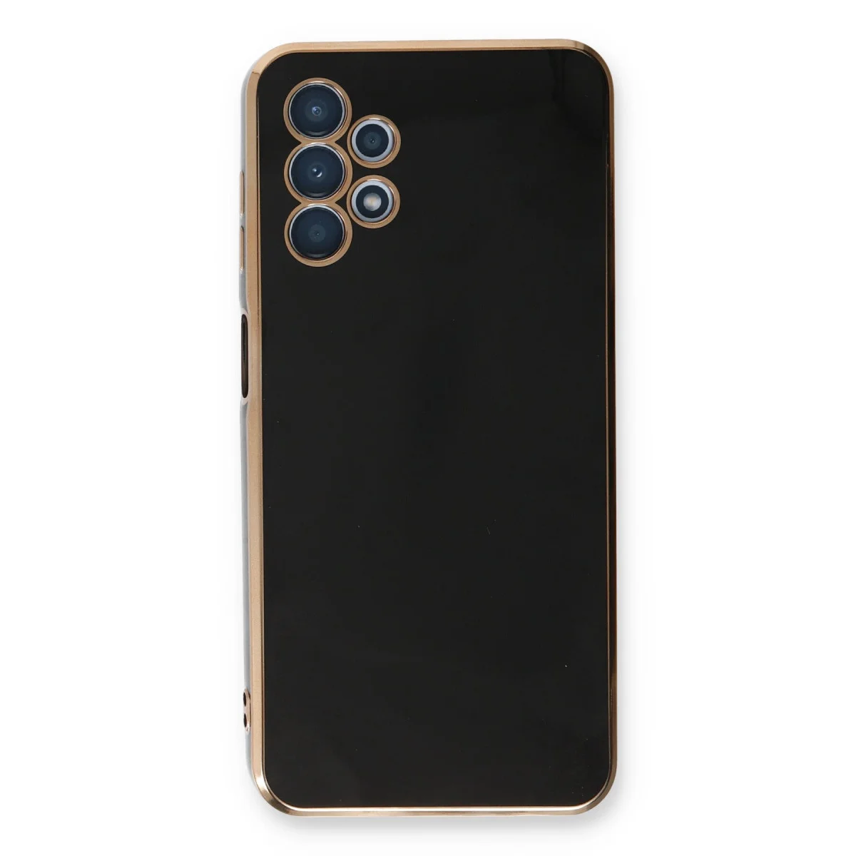 Galaxy A13 4G Kılıf Volet Silikon - Siyah