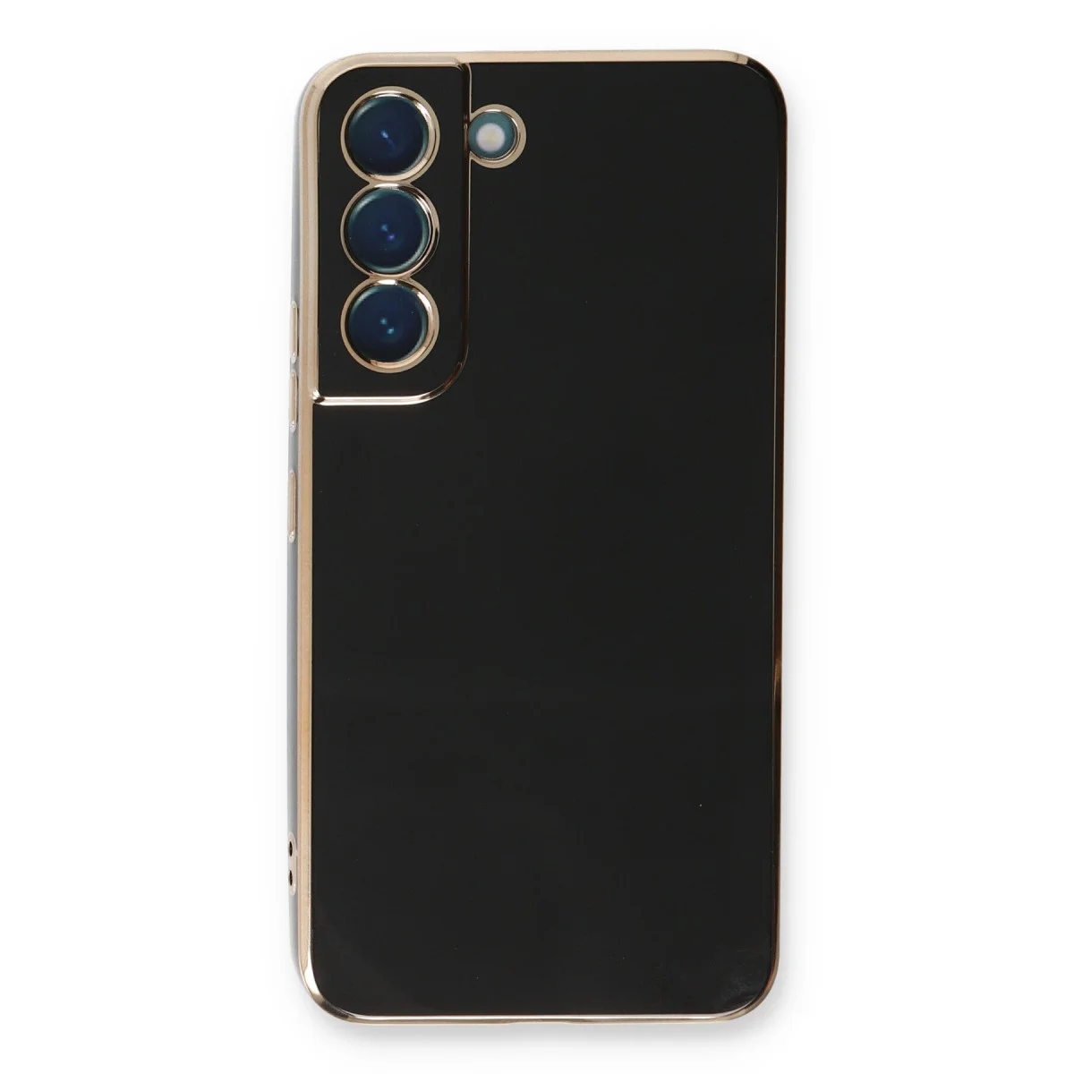 Galaxy S22 Plus Kılıf Volet Silikon - Siyah