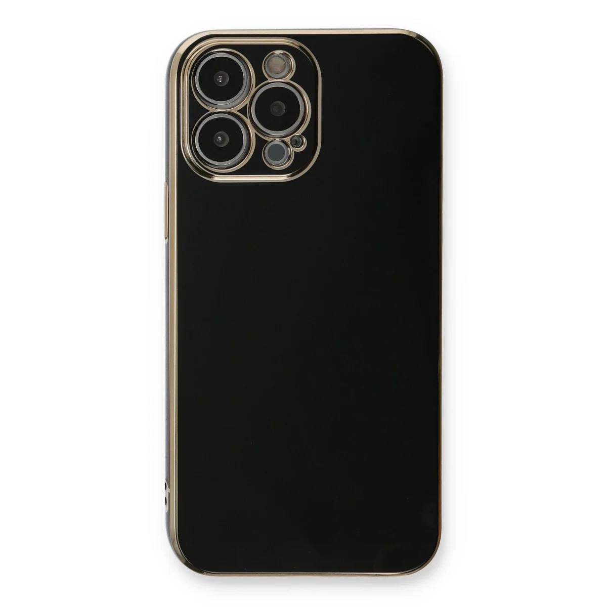iPhone 13 Pro Max Kılıf Volet Silikon - Siyah