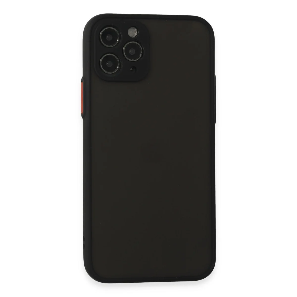 iPhone 11 Pro Kılıf Montreal Silikon Kapak - Siyah