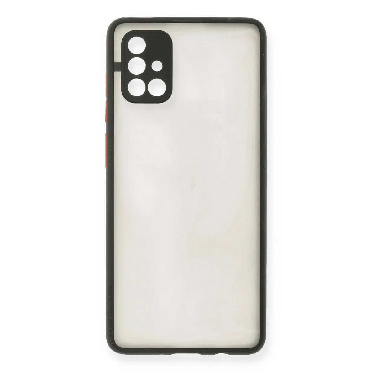 Galaxy A71 Kılıf Montreal Silikon Kapak - Siyah