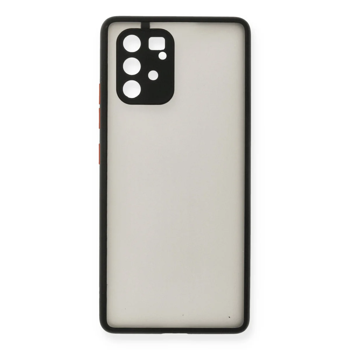 Galaxy A91 / S10 Lite Kılıf Montreal Silikon Kapak - Siyah