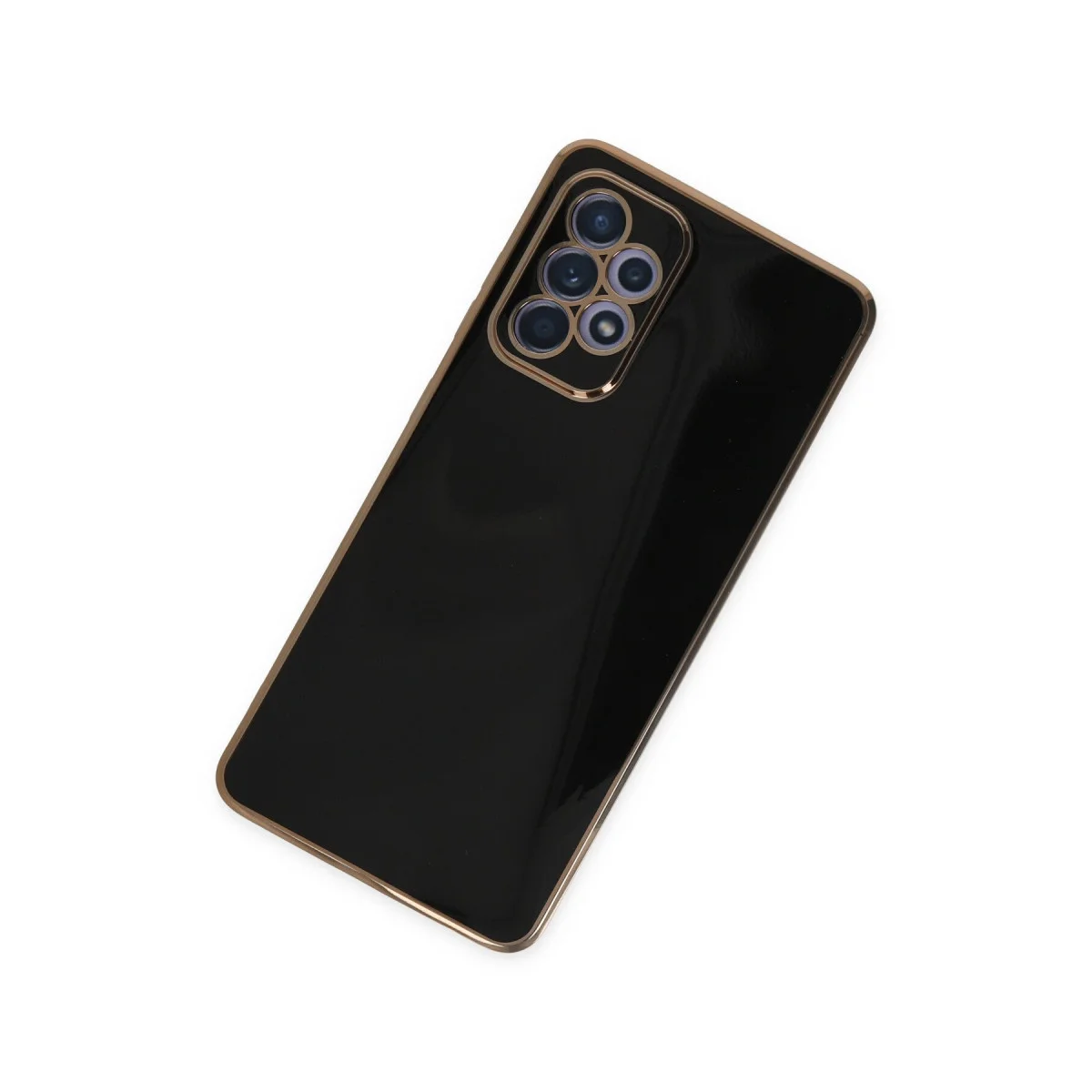 Galaxy A52 Kılıf Volet Silikon - Siyah