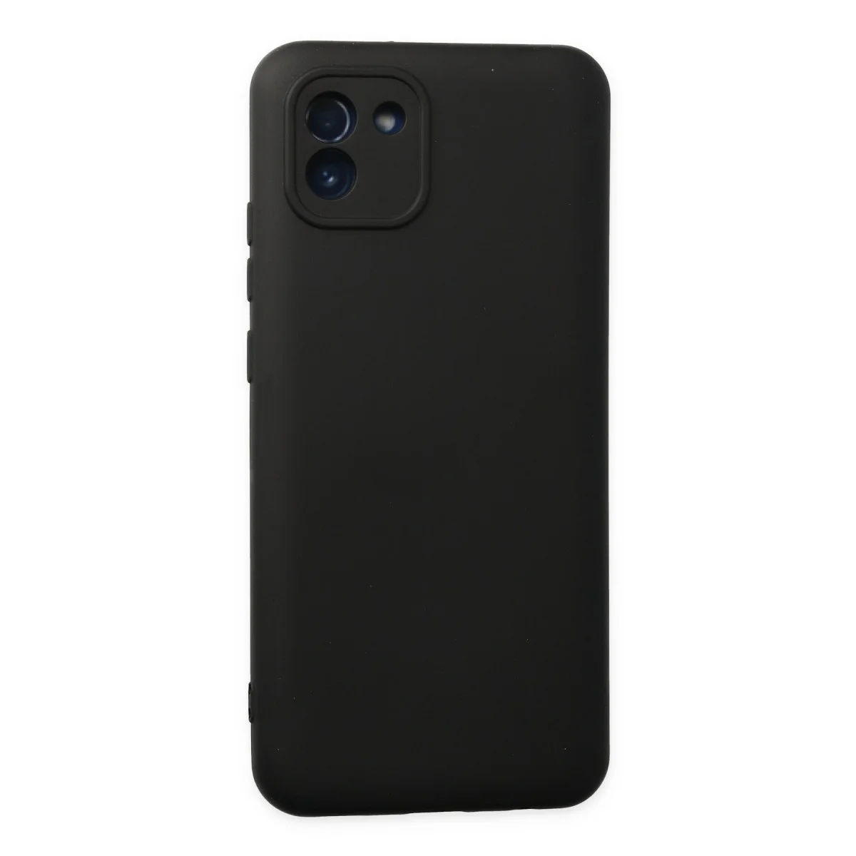 Galaxy A03 Kılıf Nano içi Kadife Silikon - Siyah