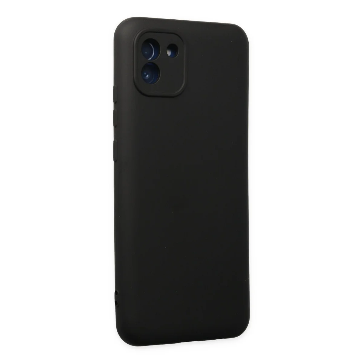 Galaxy A03 Kılıf Nano içi Kadife Silikon - Siyah