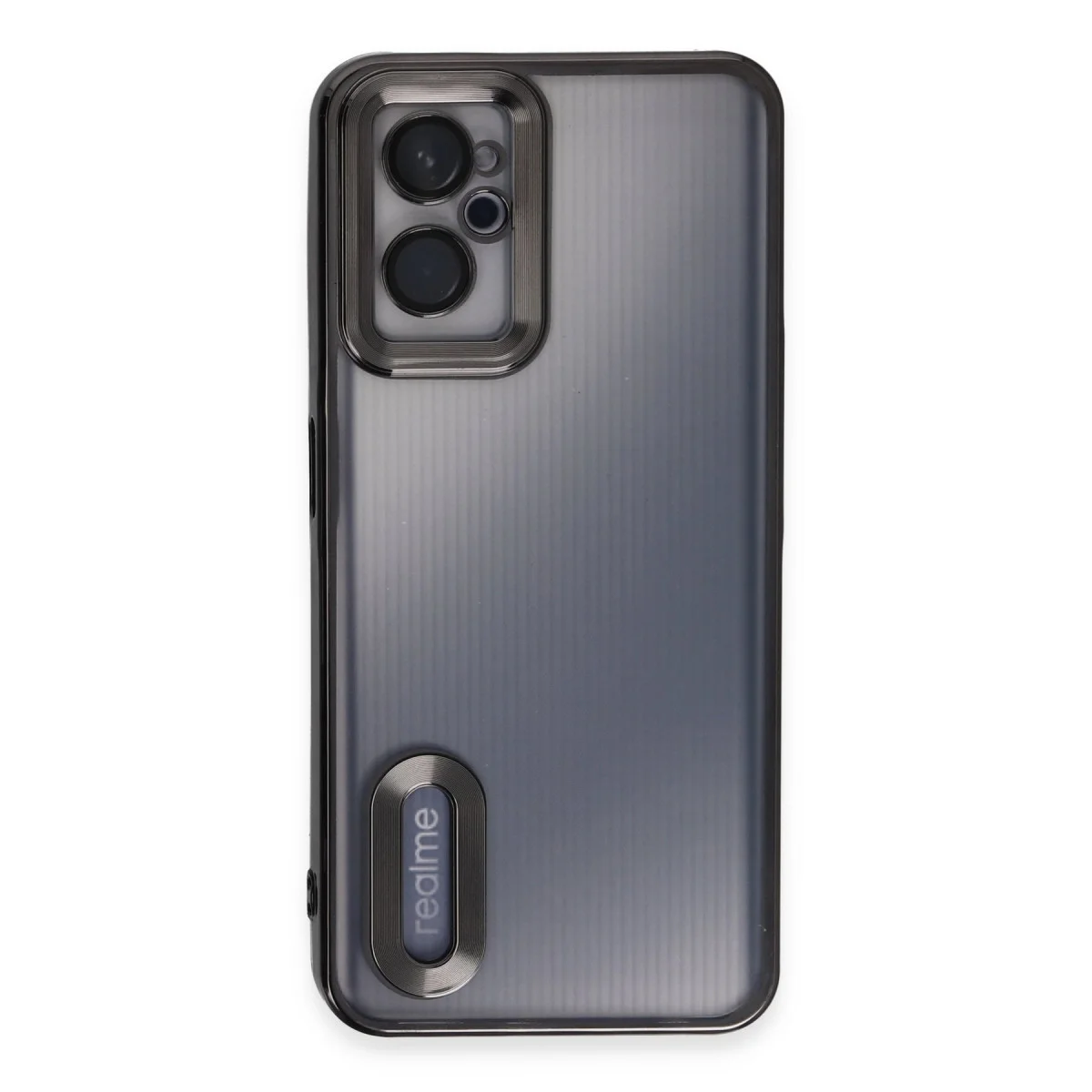 Realme 9i 4G Kılıf Slot Silikon - Siyah