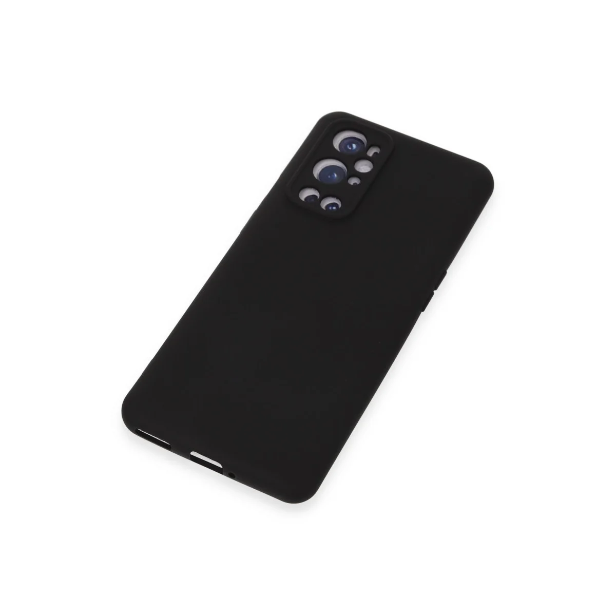 One Plus 9 Pro Kılıf Nano içi Kadife Silikon - Siyah