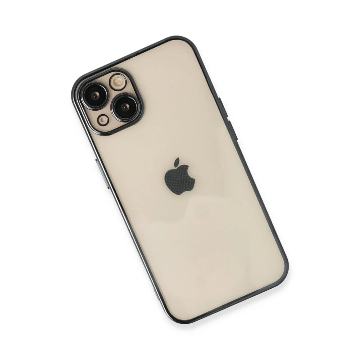 iPhone 14 Kılıf Razer Lensli Silikon - Siyah