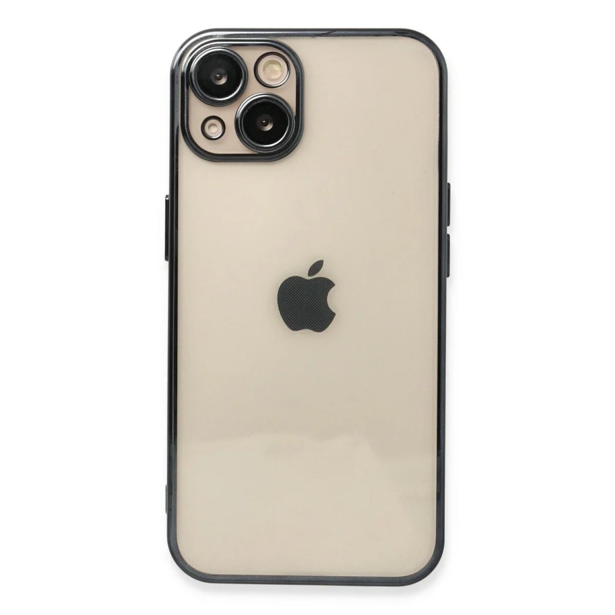 iPhone 14 Plus Kılıf Razer Lensli Silikon - Siyah