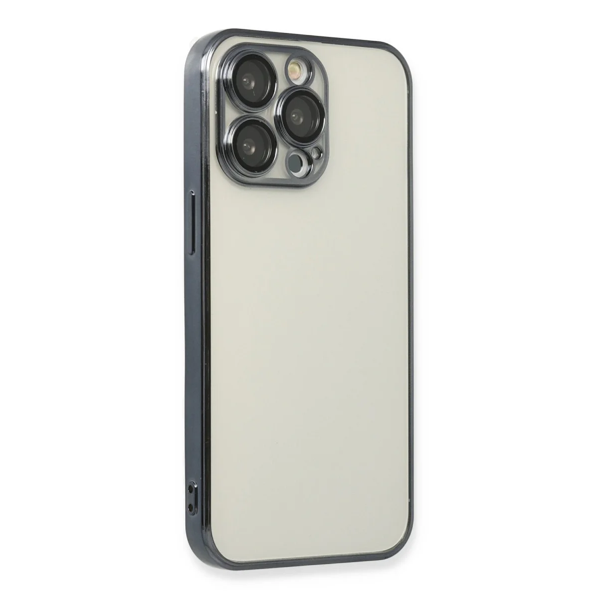 iPhone 14 Pro Kılıf Razer Lensli Silikon - Siyah