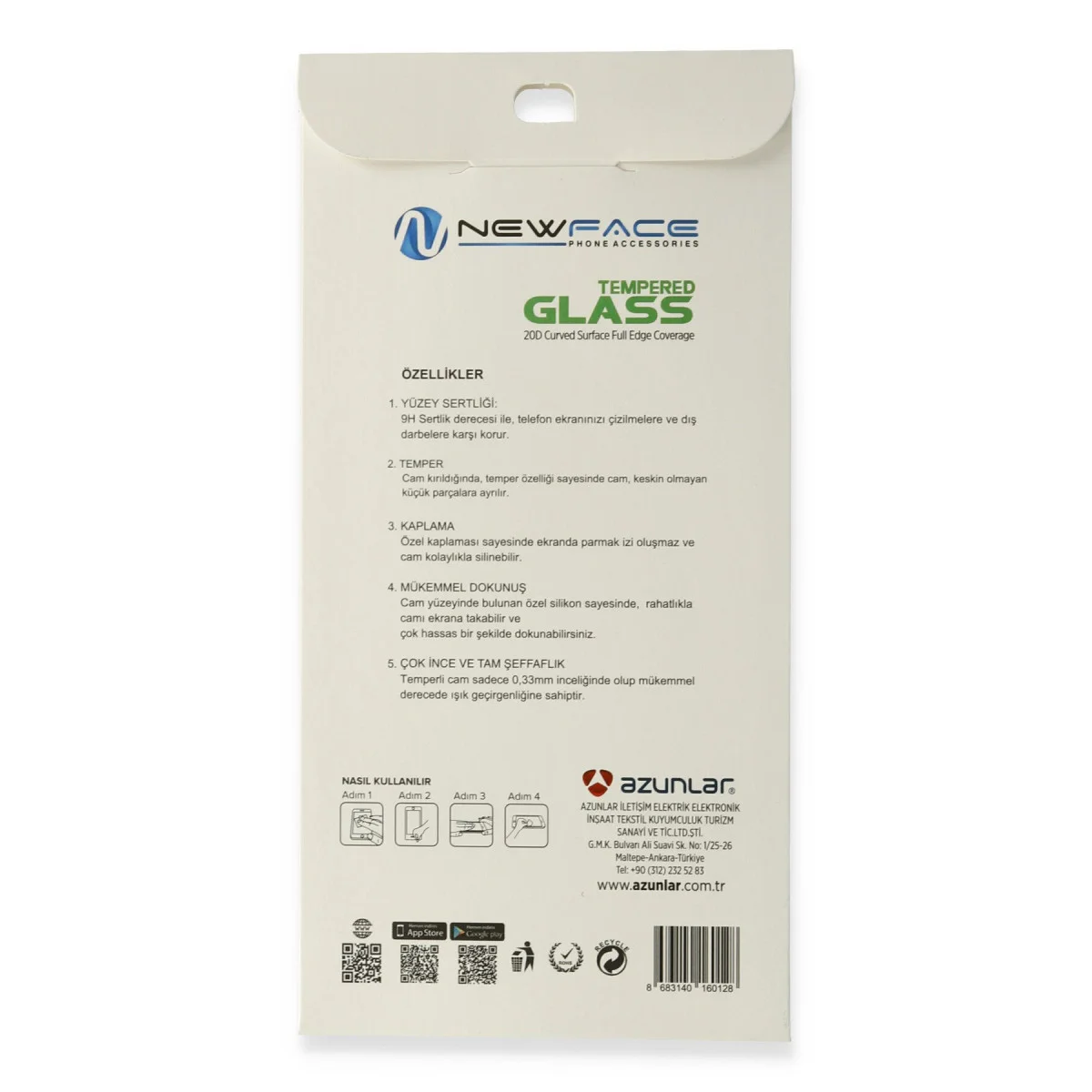 Redmi Note 9 Pro 20D Premium Cam Ekran Koruyucu