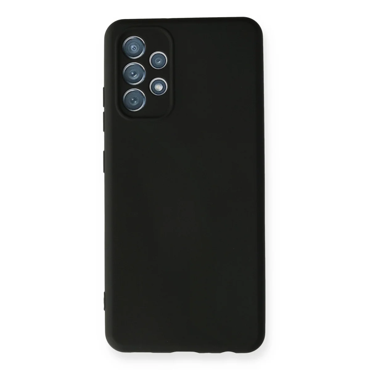Galaxy A32 Kılıf Nano içi Kadife Silikon - Siyah