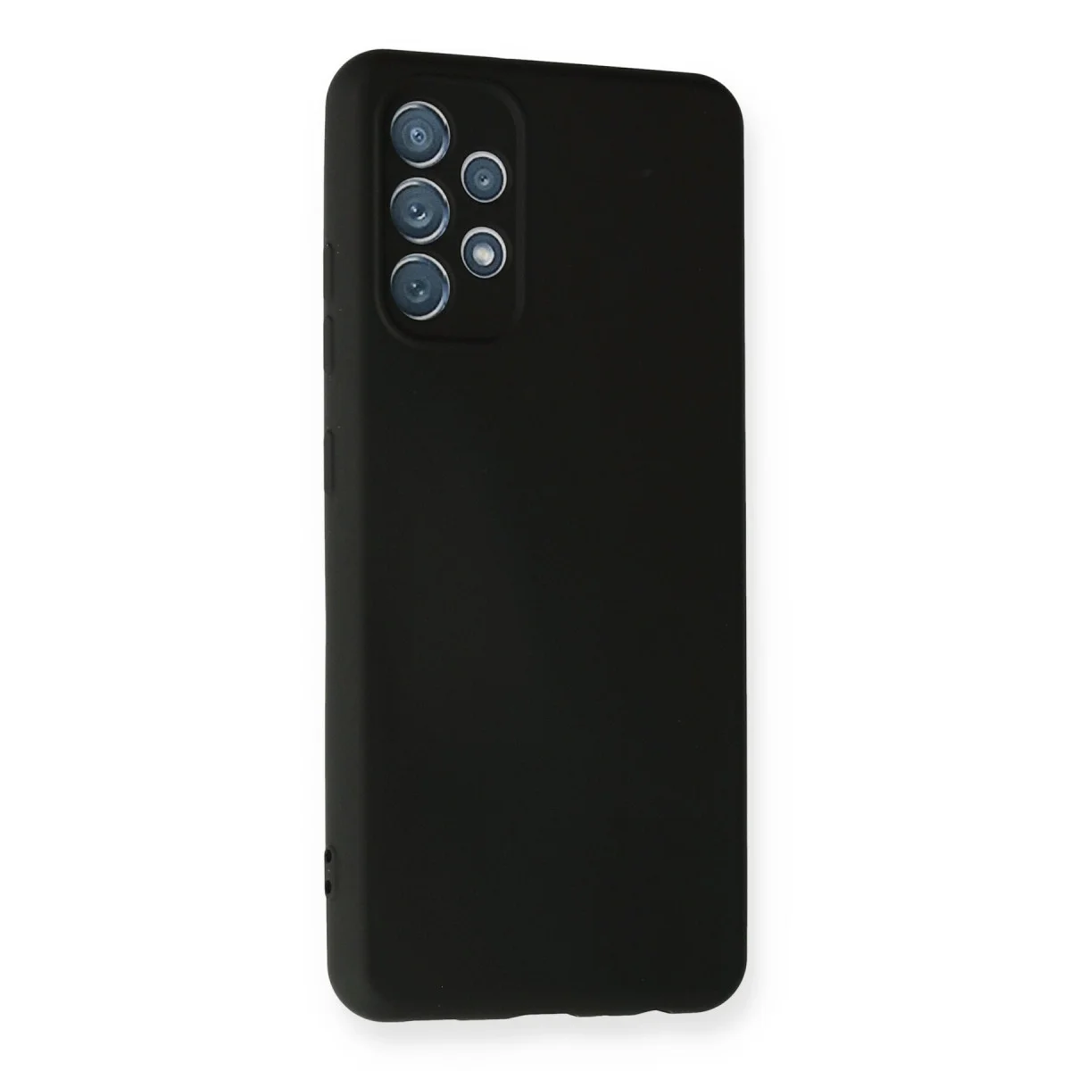 Galaxy A32 Kılıf Nano içi Kadife Silikon - Siyah