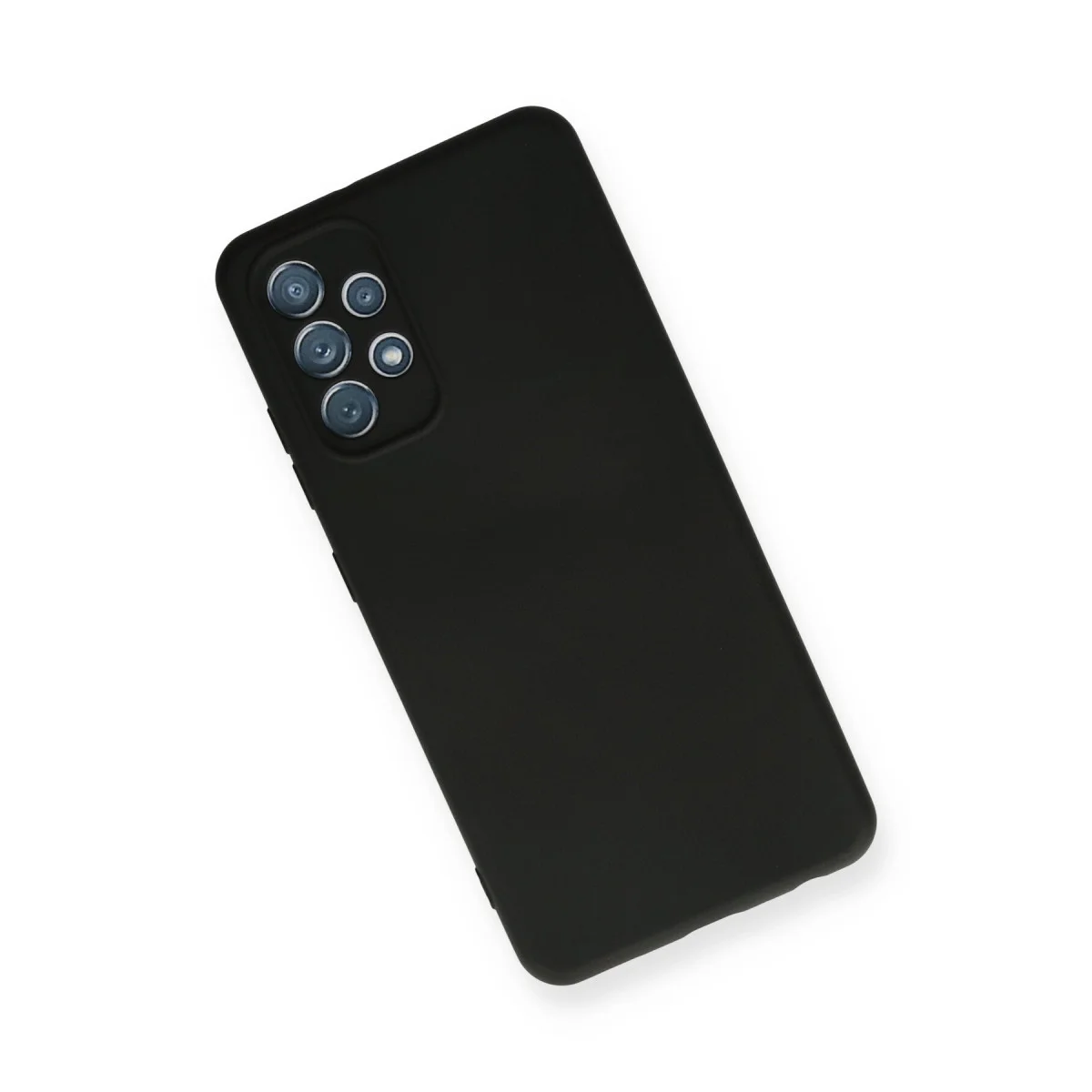 Galaxy A32 Kılıf Nano içi Kadife Silikon - Siyah