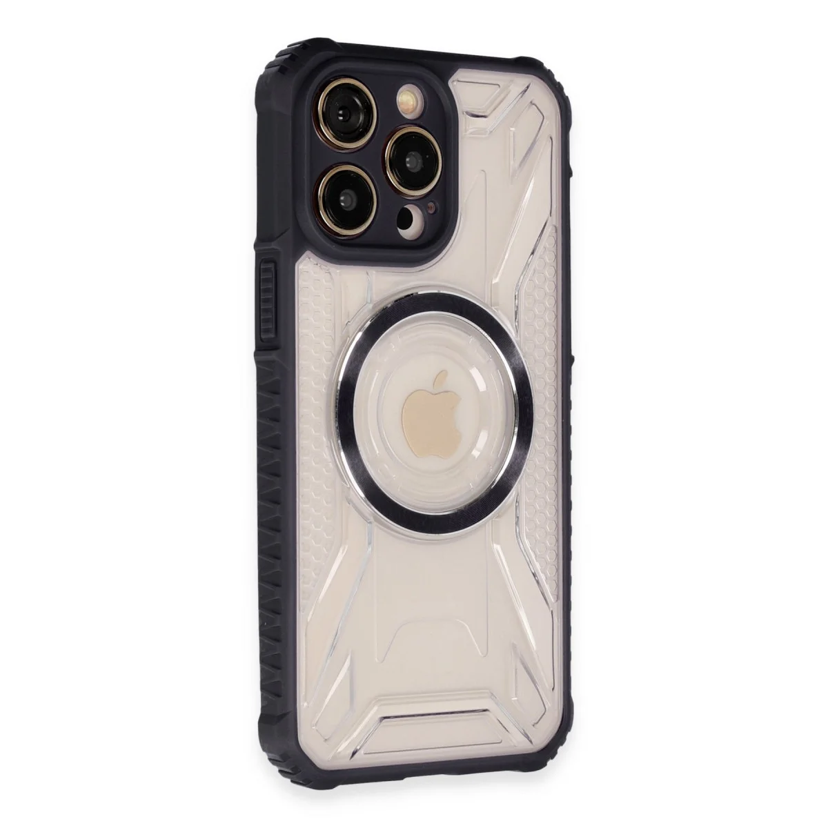 iPhone 13 Pro Max Kılıf Prag Magneticsafe Kapak - Siyah
