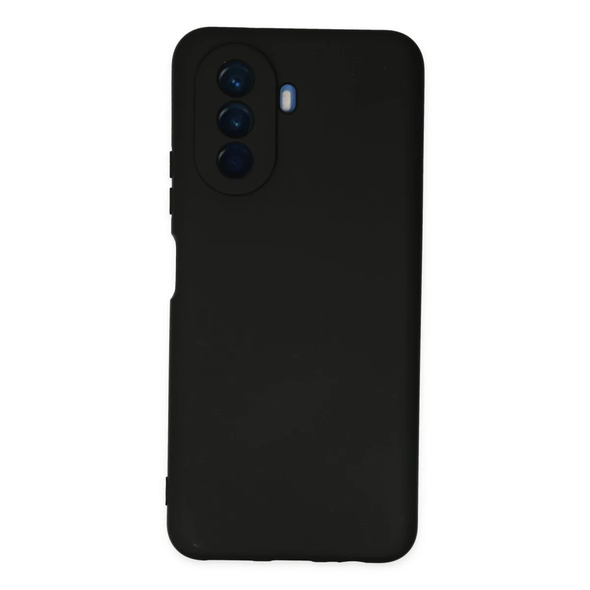 Nova Y70 Kılıf Nano içi Kadife Silikon - Siyah