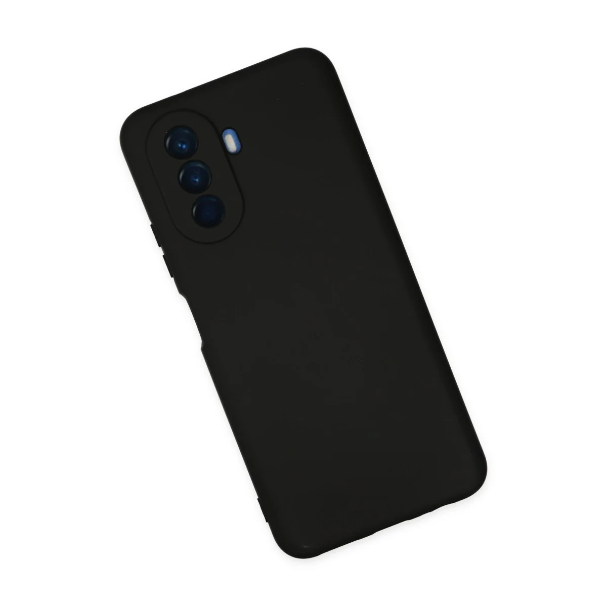Nova Y70 Kılıf Nano içi Kadife Silikon - Siyah