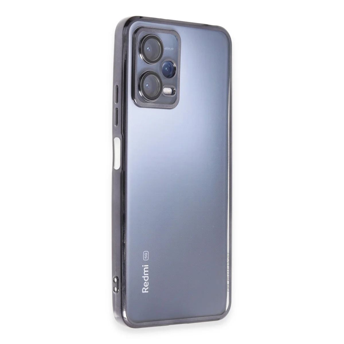 Redmi Note 12 Pro 5G Kılıf Razer Lensli Silikon - Siyah
