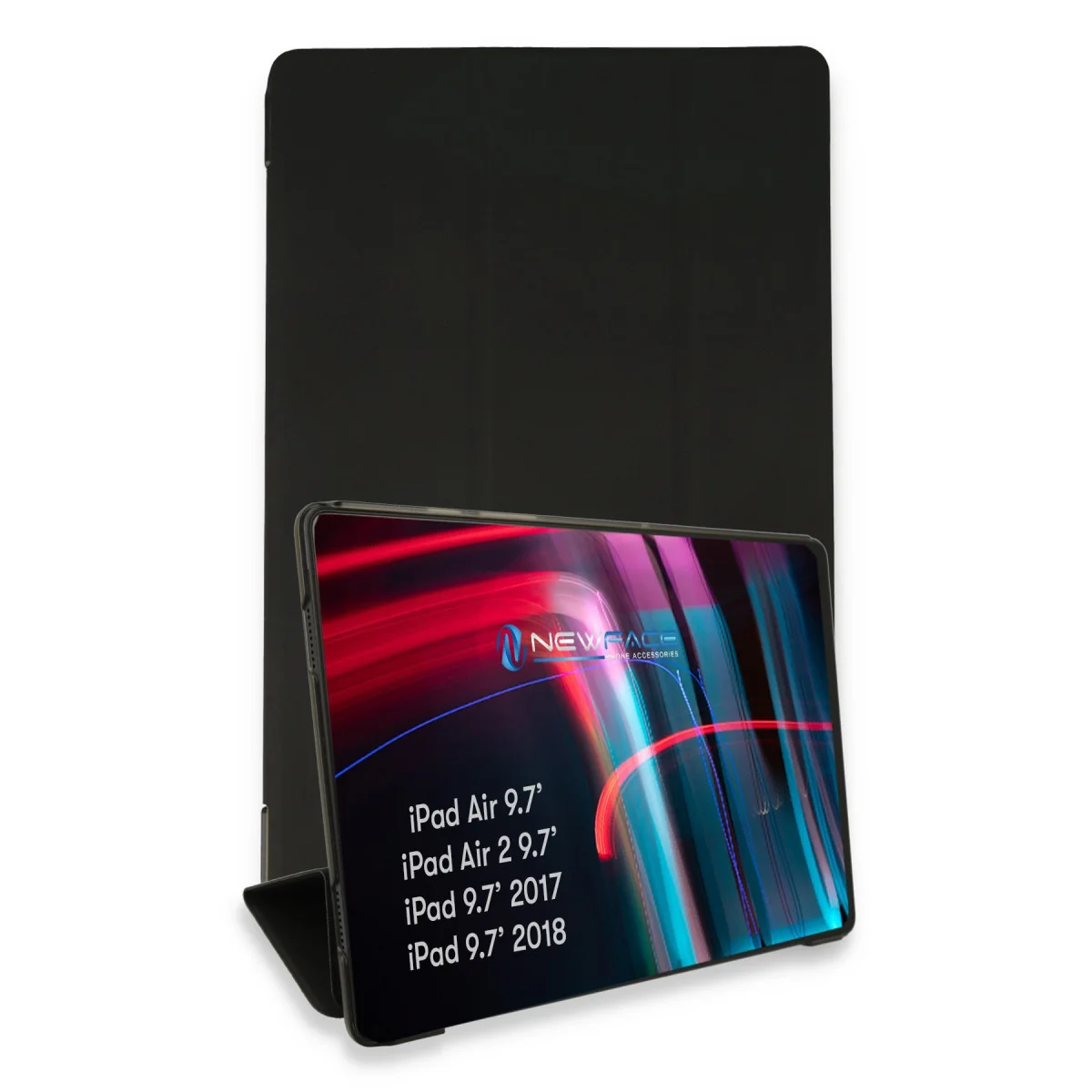iPad 5 Air 9.7 Kılıf Tablet Smart Kılıf - Siyah