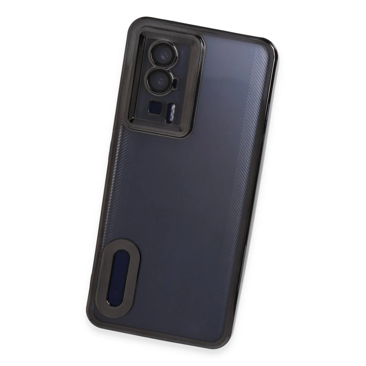 Poco F5 Pro Kılıf Slot Silikon - Siyah