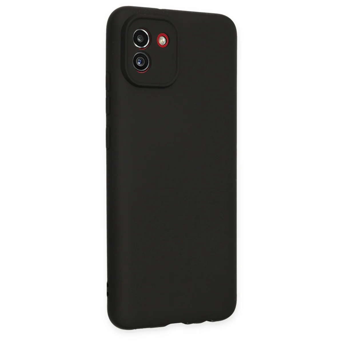 Galaxy A03 Kılıf First Silikon - Siyah