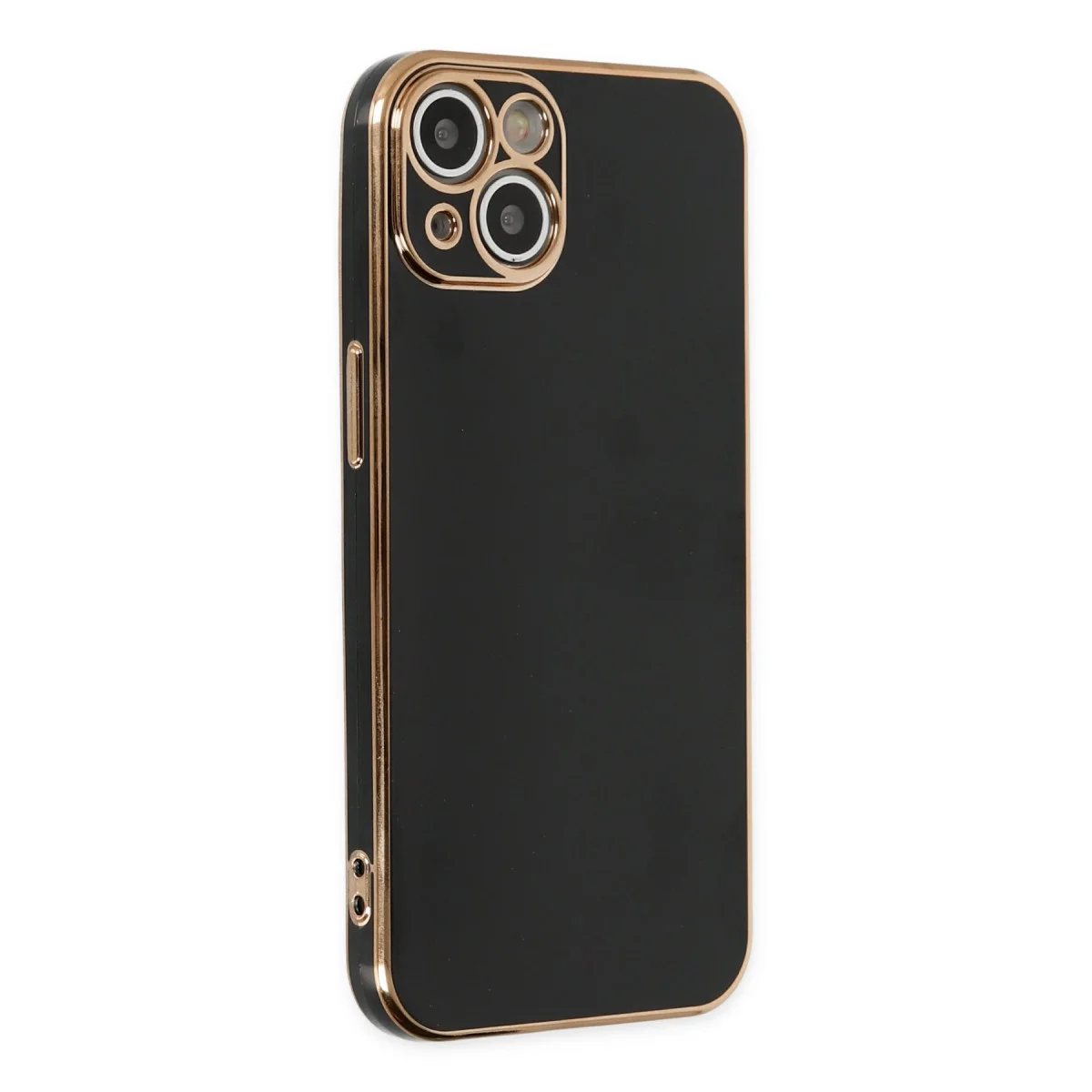 iPhone 14 Plus Kılıf Volet Silikon - Siyah