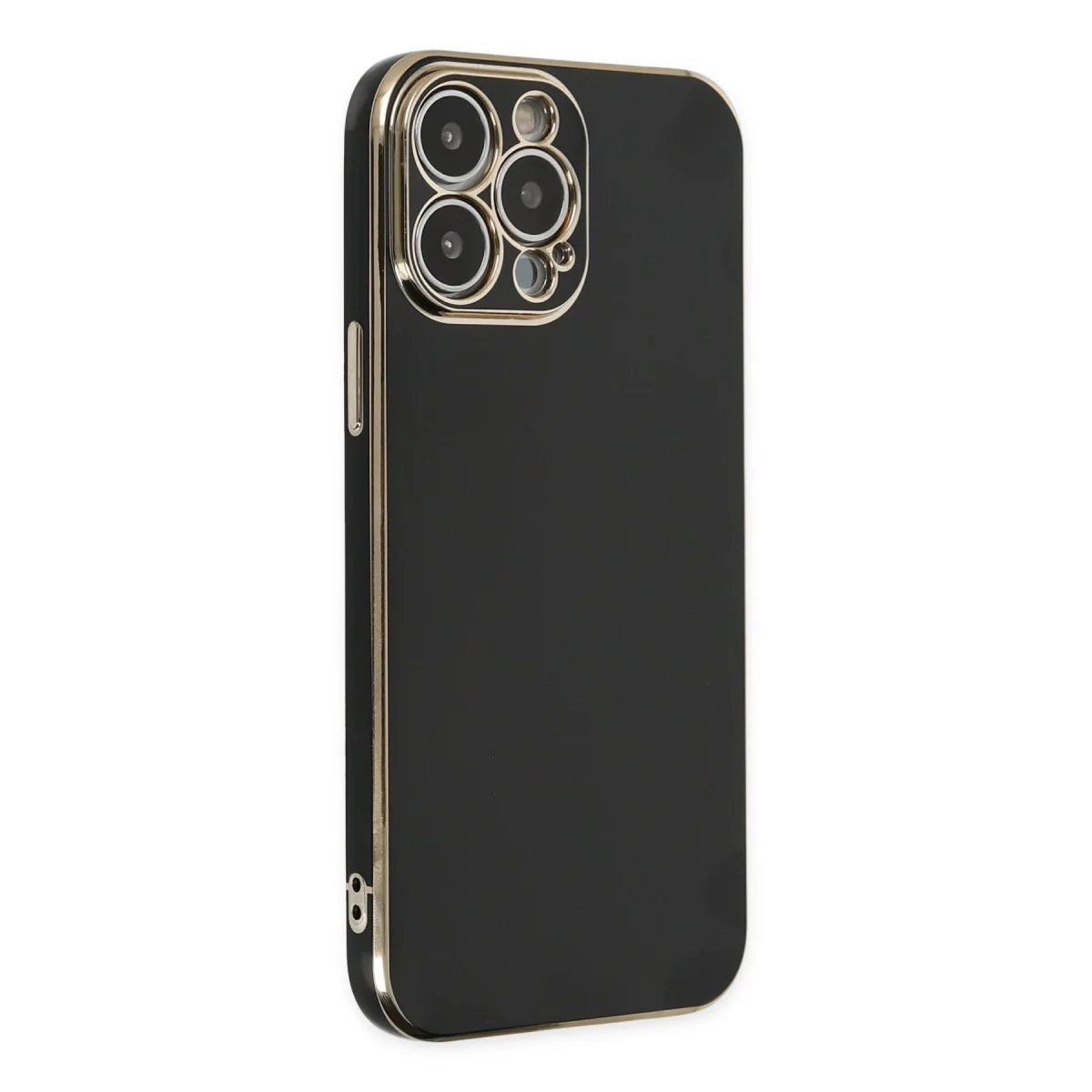iPhone 14 Pro Kılıf Volet Silikon - Siyah