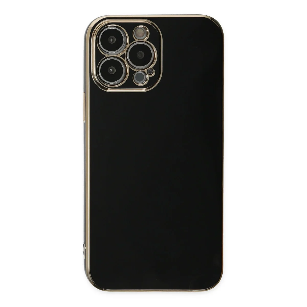 iPhone 14 Pro Max Kılıf Volet Silikon - Siyah