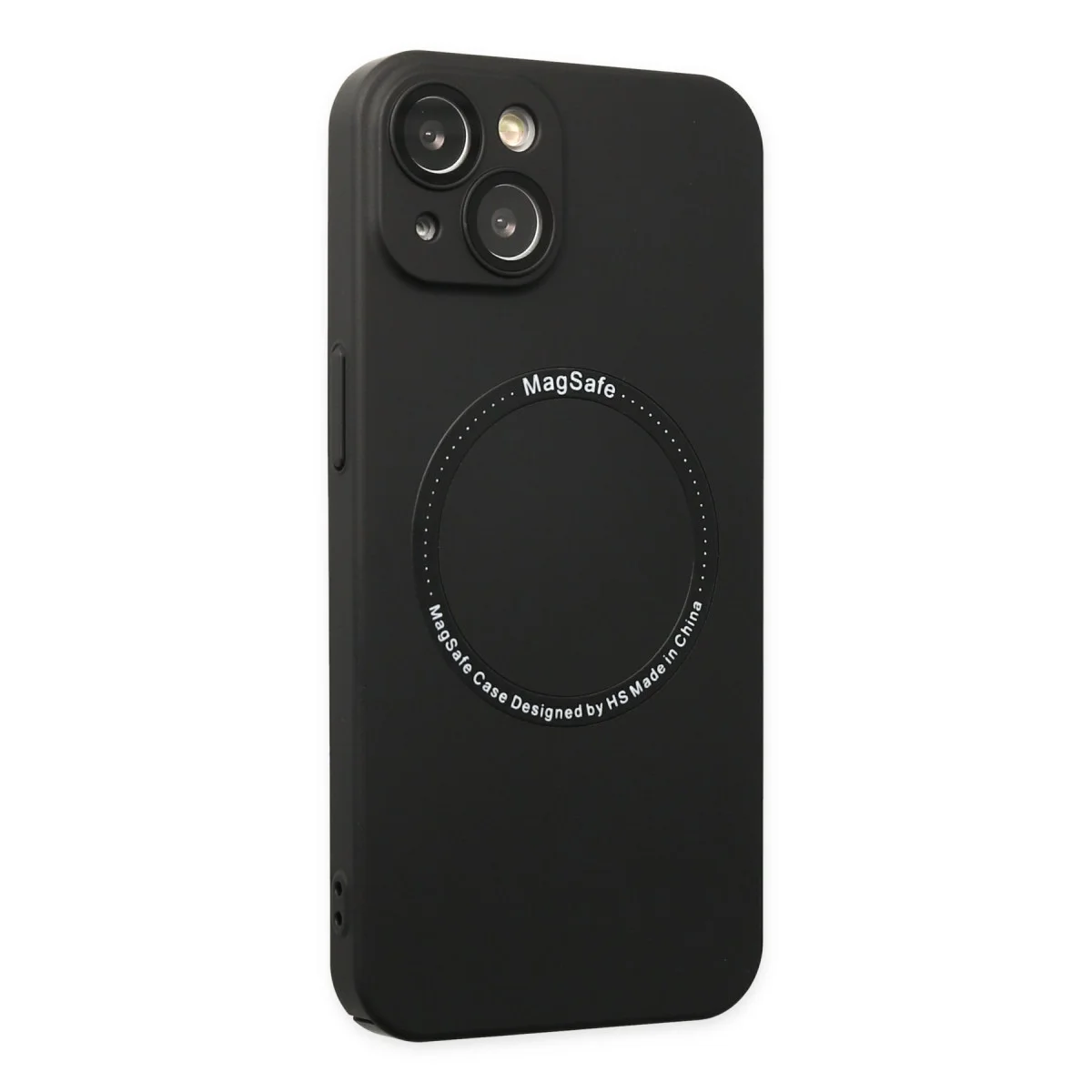 iPhone 14 Plus Kılıf Jack Magneticsafe Lens Silikon - Siyah