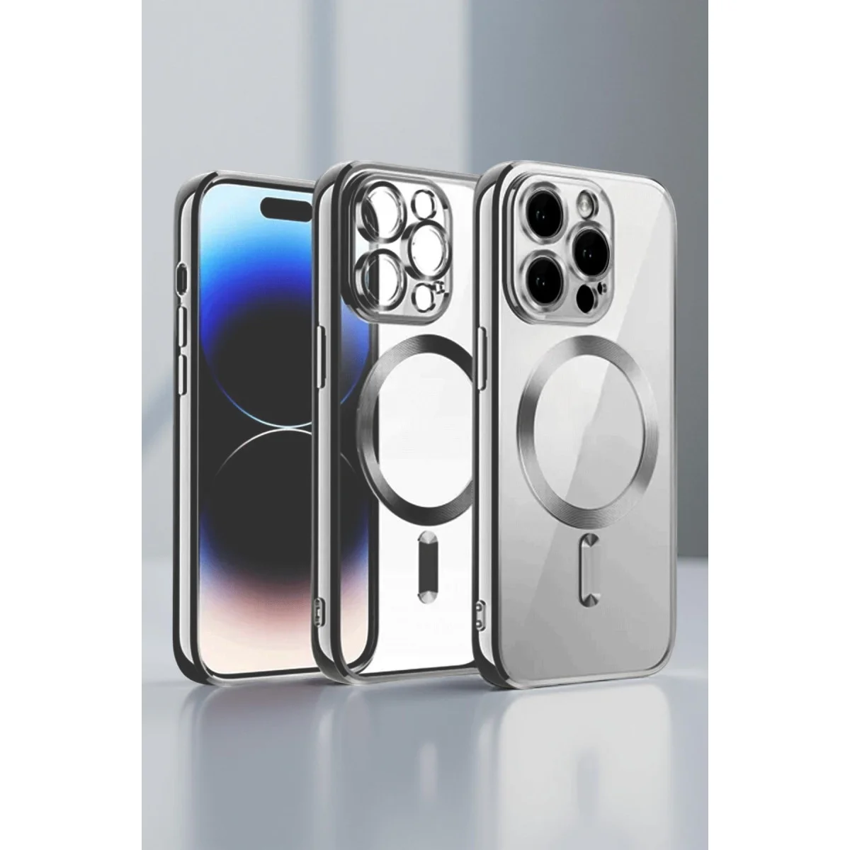 iPhone 13 Pro Max Kılıf Kross Magneticsafe Kapak - Siyah