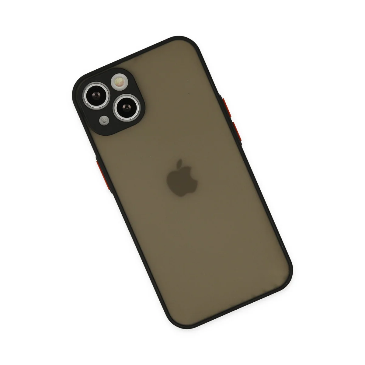 iPhone 15 Plus Kılıf Montreal Silikon Kapak - Siyah