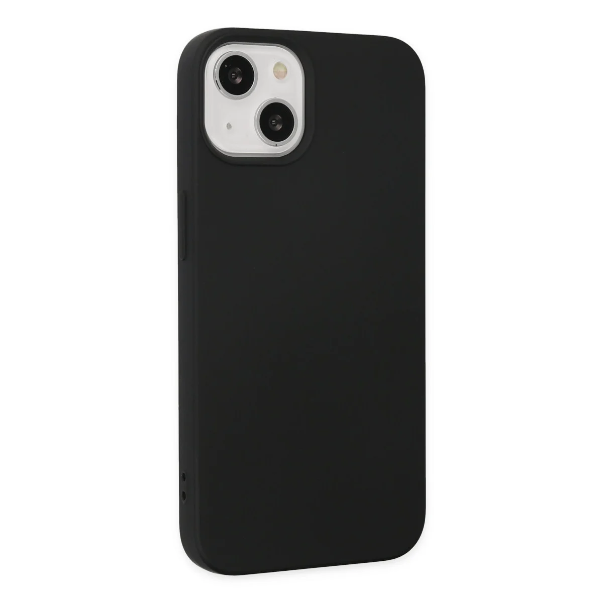 iPhone 15 Plus Kılıf Nano içi Kadife Silikon - Siyah