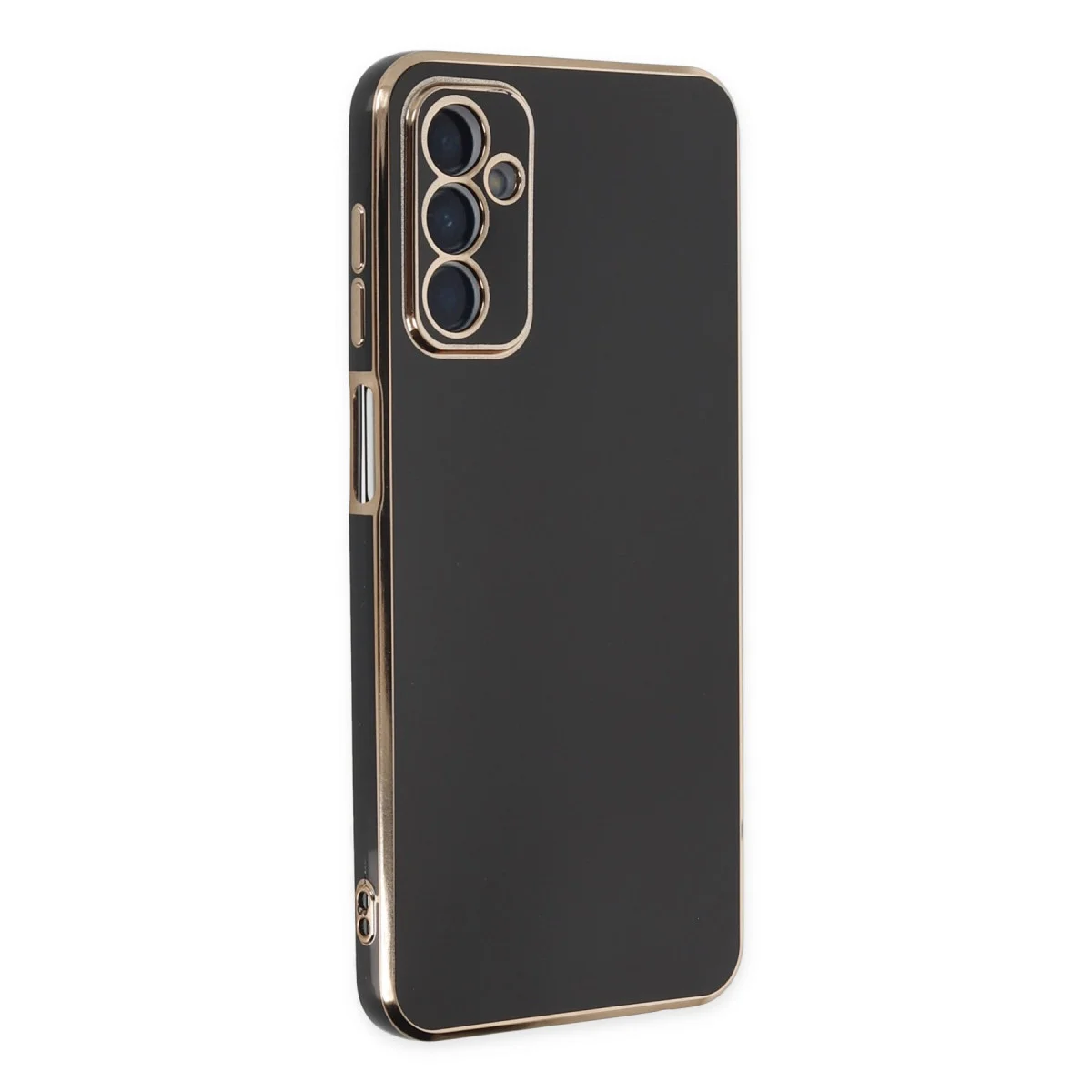 Galaxy A04S Kılıf Volet Silikon - Siyah