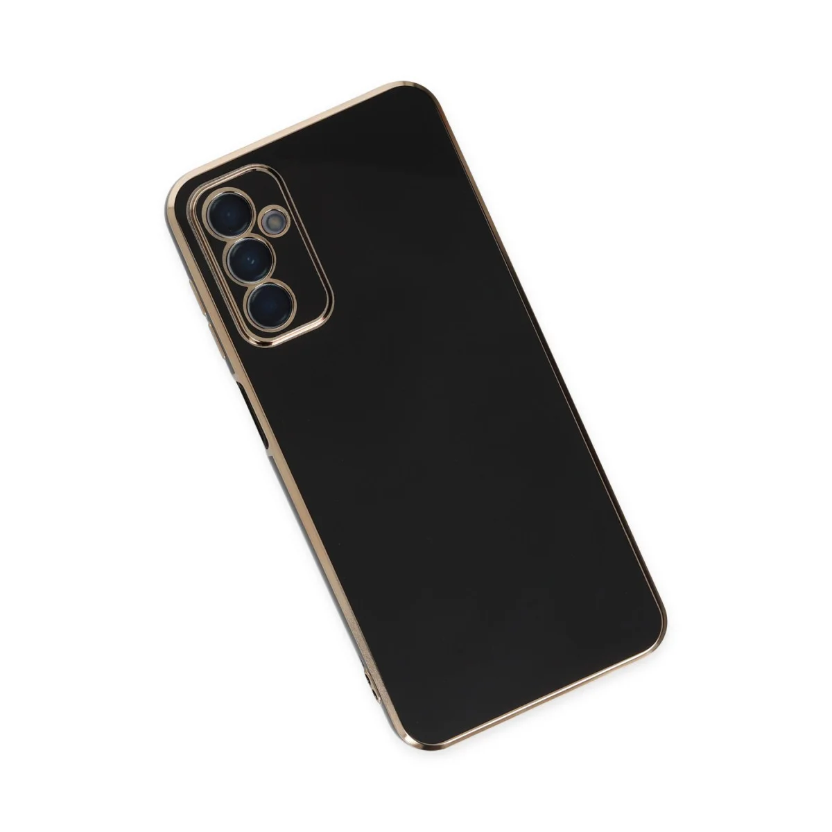 Galaxy A04S Kılıf Volet Silikon - Siyah