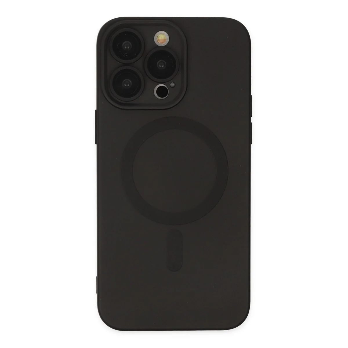 iPhone 13 Pro Kılıf Moshi Lens Magneticsafe Silikon - Siyah