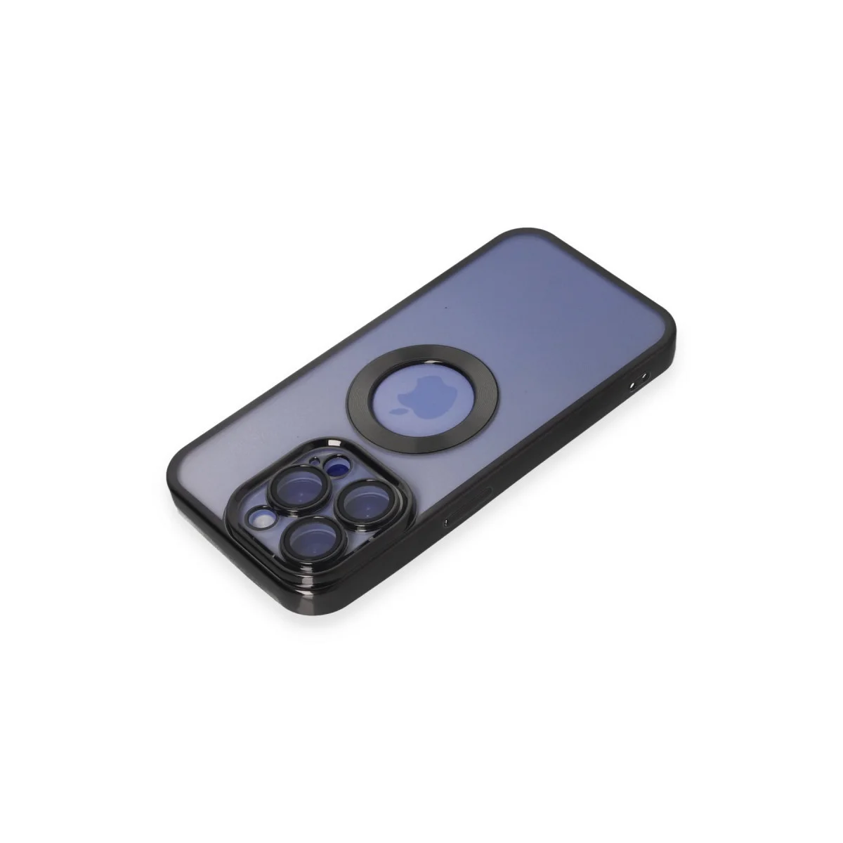 iPhone 15 Pro Kılıf Slot Silikon - Siyah
