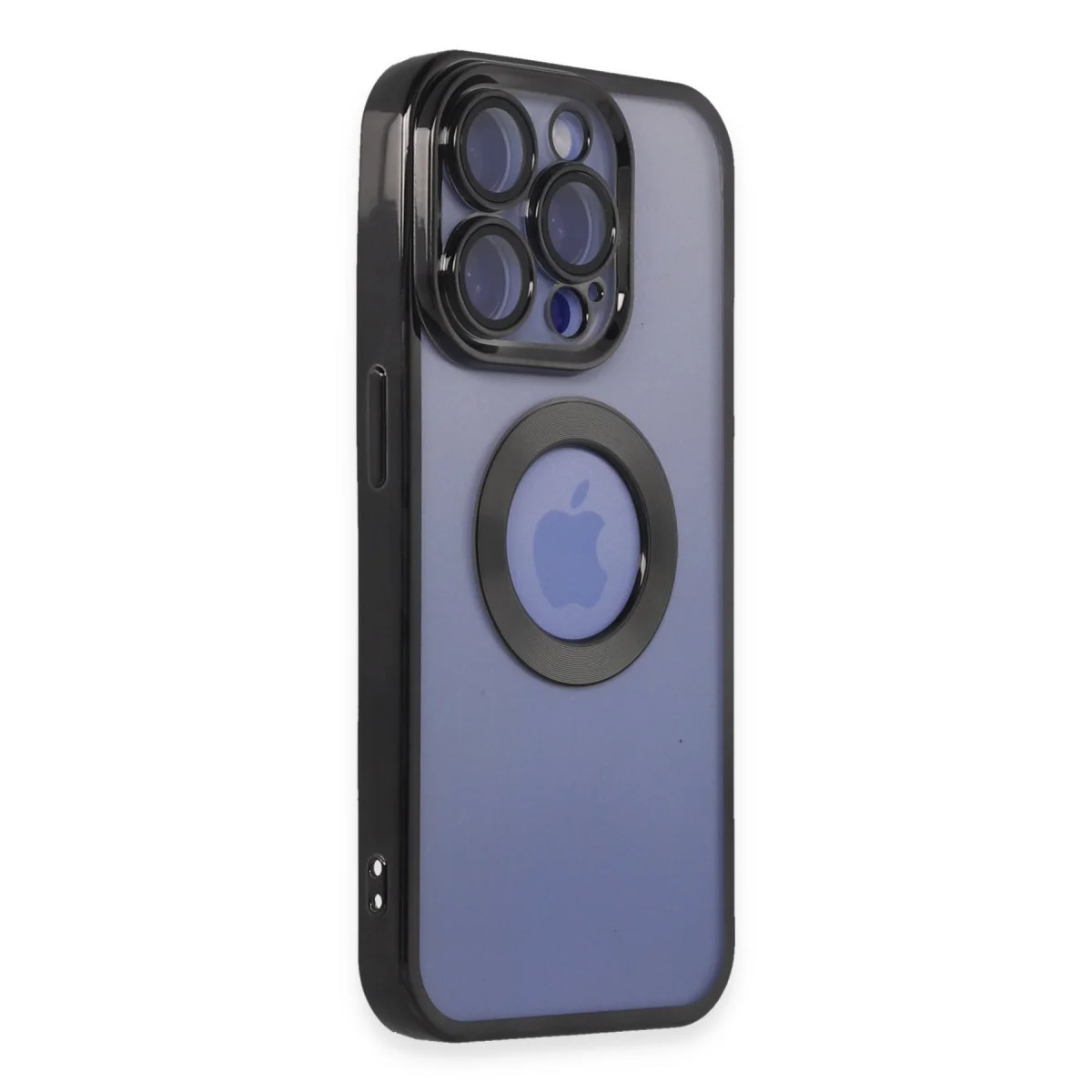iPhone 15 Pro Max Kılıf Slot Silikon - Siyah