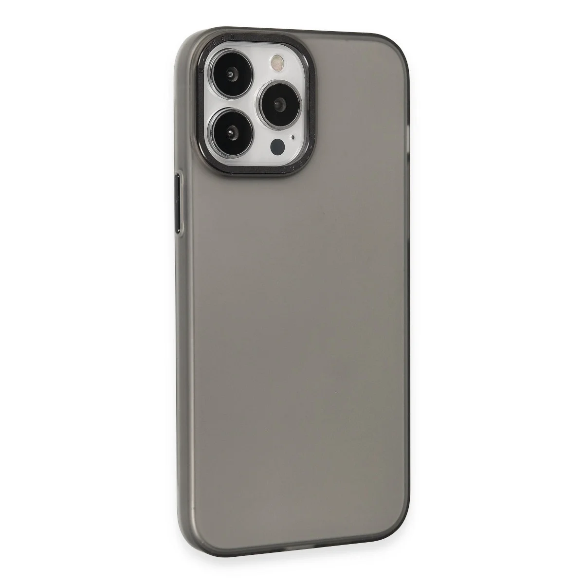 iPhone 15 Pro Kılıf Modos Metal Kapak - Siyah