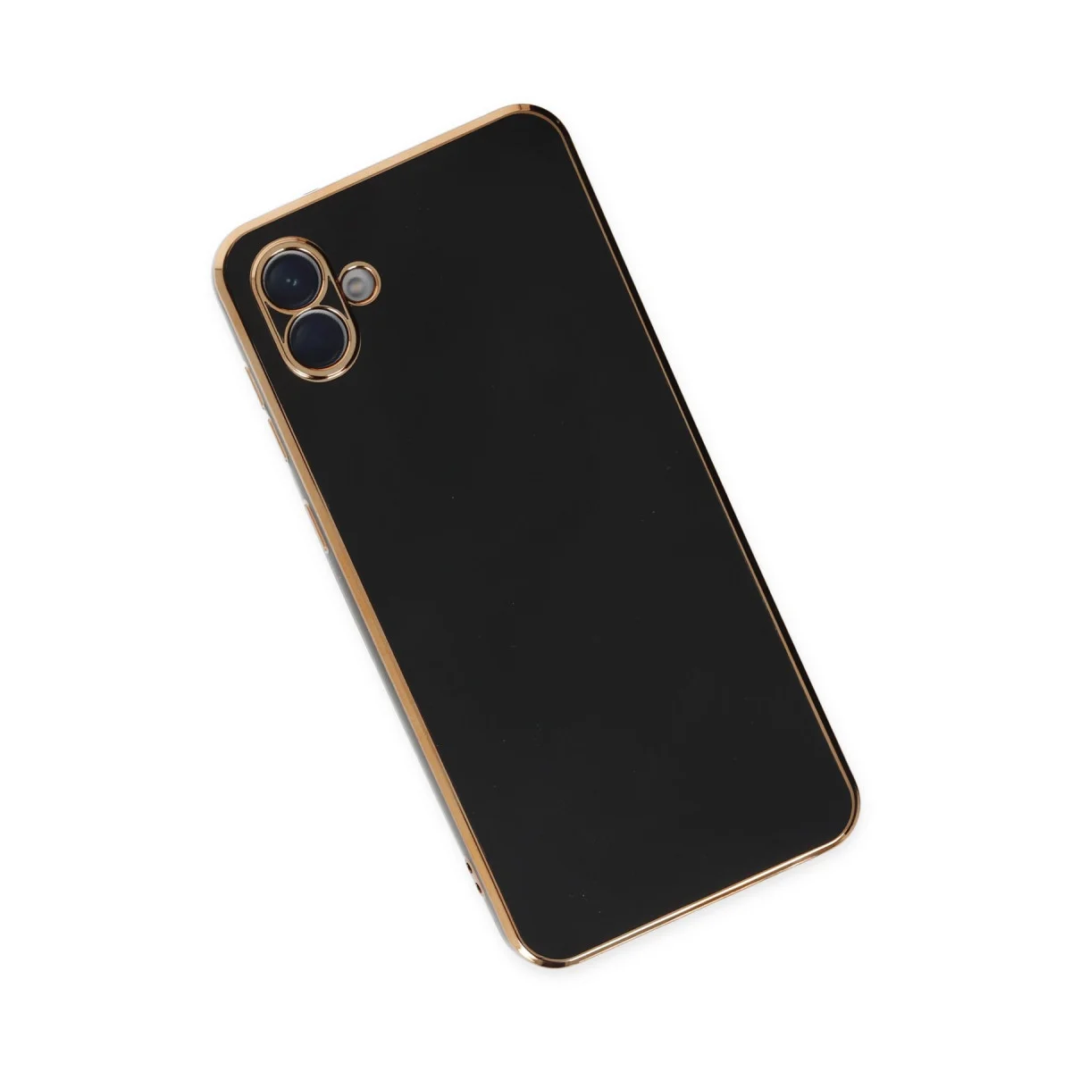 Galaxy A04 Kılıf Volet Silikon - Siyah