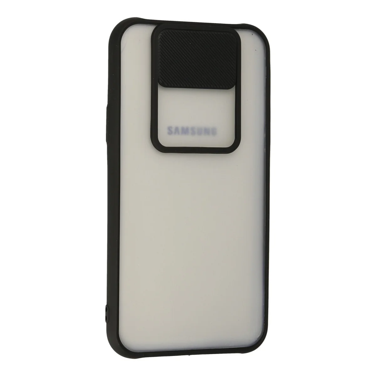Galaxy J7 Kılıf Palm Buzlu Kamera Sürgülü Silikon - Siyah