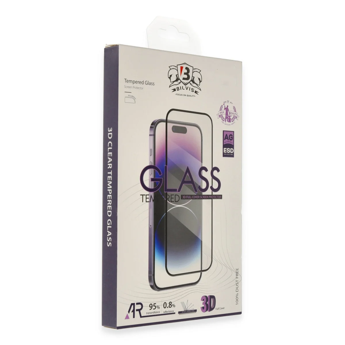 iPhone 15 Pro Max Bilvis 3D Cam Ekran Koruyucu
