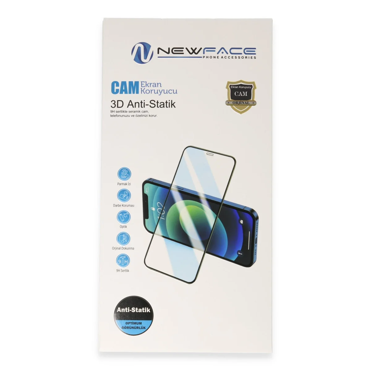 iPhone 11 Pro Max 3D Antistatik Cam Ekran Koruyucu